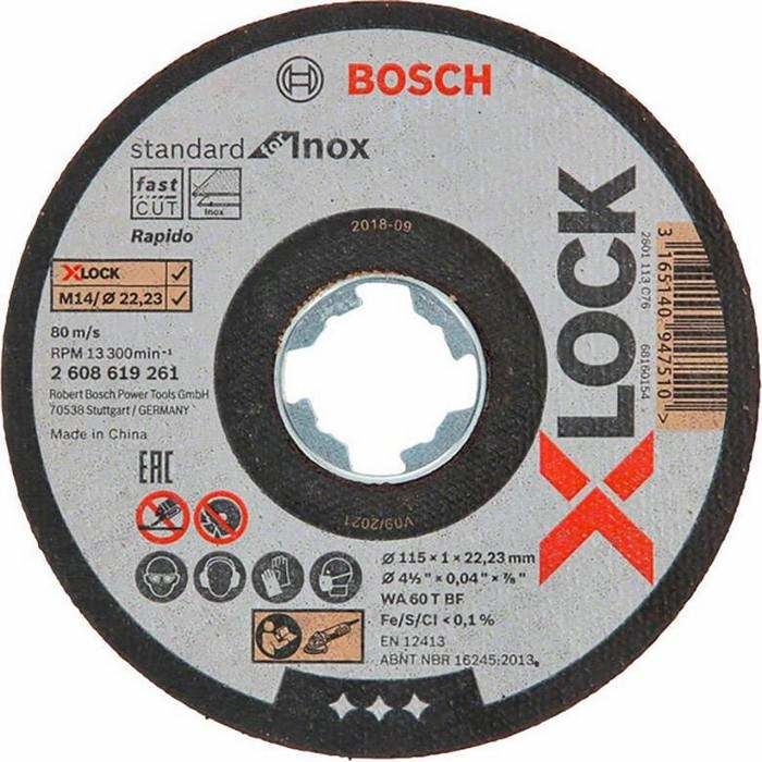 Bosch 115mm X Lock Cutting Disc
