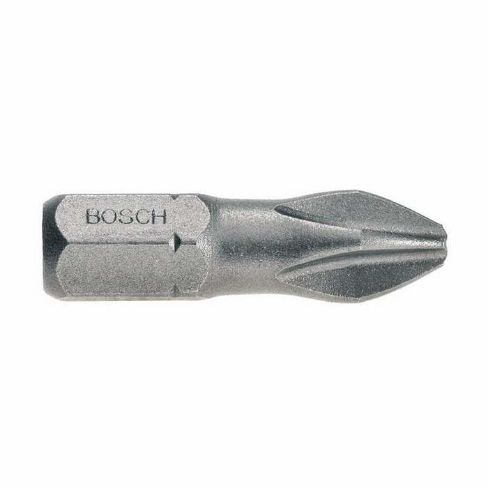 Bosch PH3 Extra Hard Screwdriver Bits 25mm Phillips Head Pack of 3