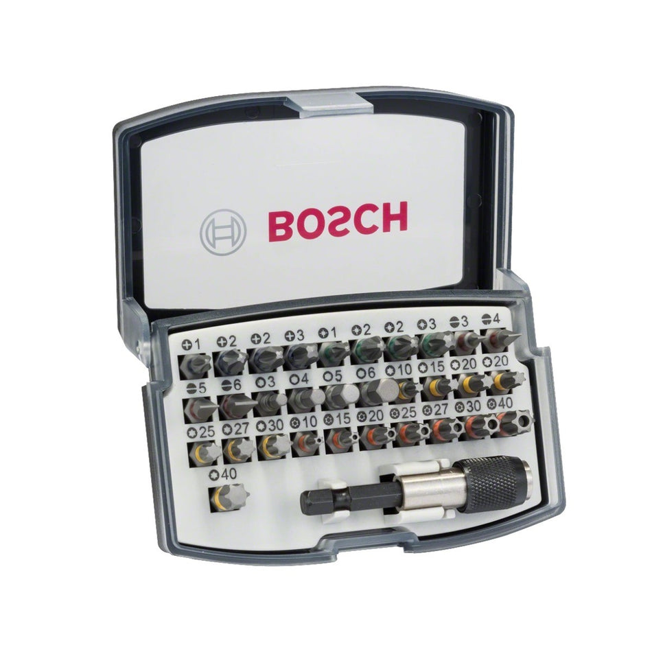 Bosch Extra Hard Screwdriver Bit Set 32-Piece