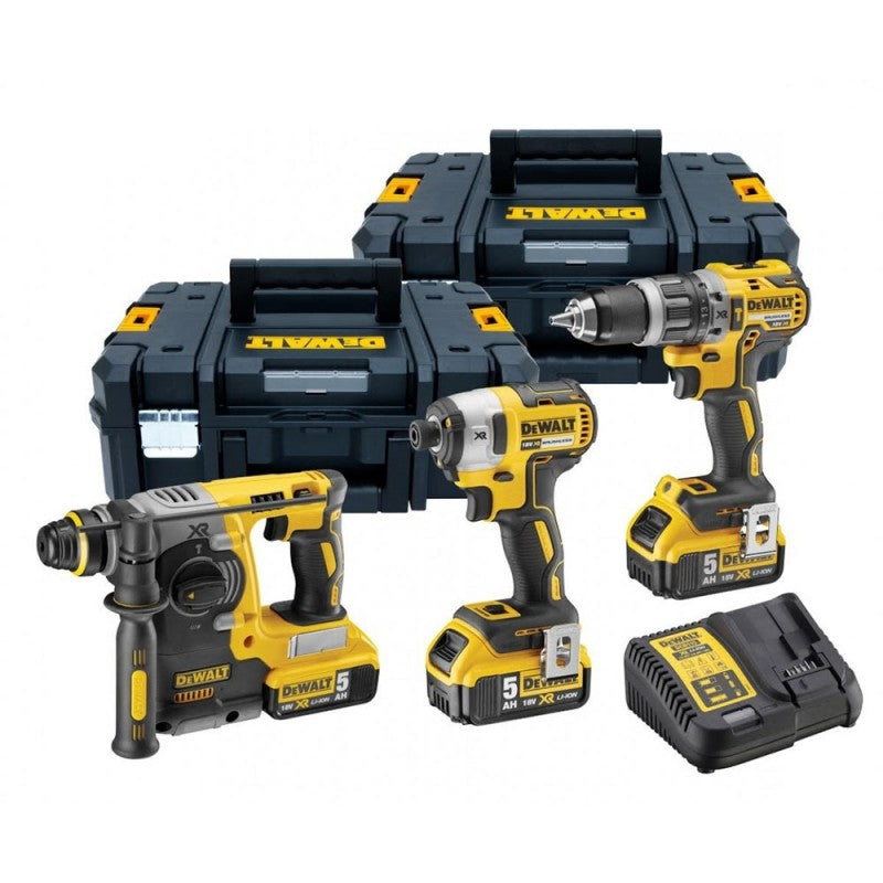 Dewalt DCK368P3T 18V Triple Kit C/W 3 x 5Ah Batteries & Charger