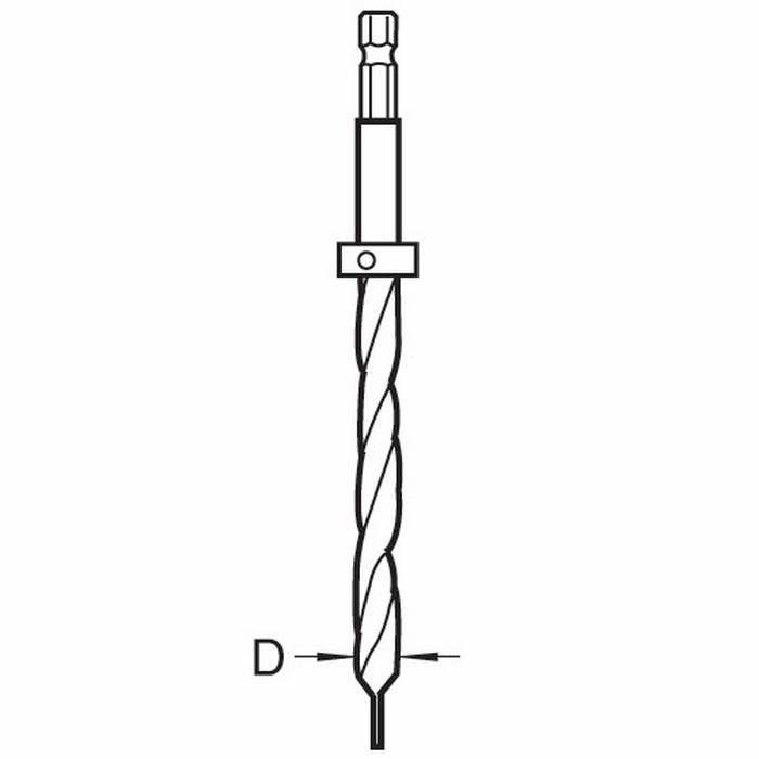 Trend Snappy pocket hole drill 9.5mm 3/8