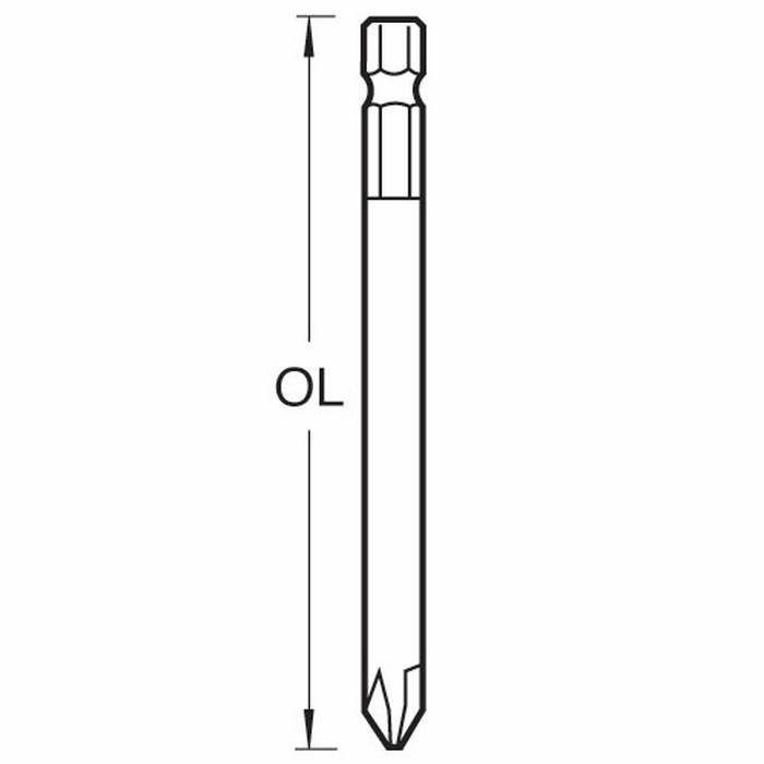Trend Snappy Pozi No 2 bit 150mm OL