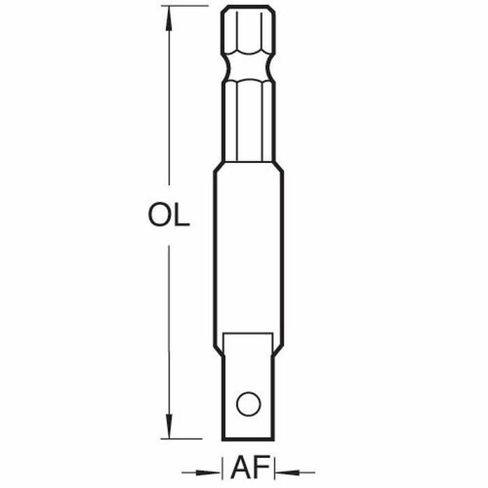 Trend Snappy square drive 1/4X50mm