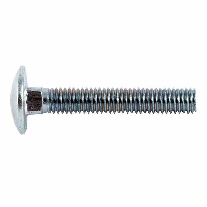 Carriage Bolts with Nuts BZP M8 x 50 (Box of 100)