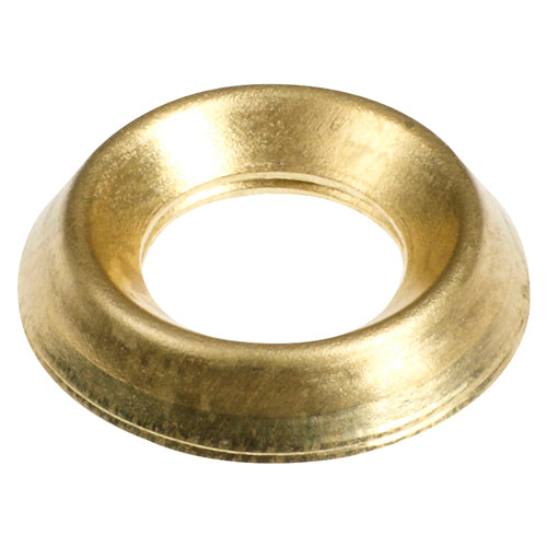 M10 Electro Brass Cup Washers (Box 10,000)