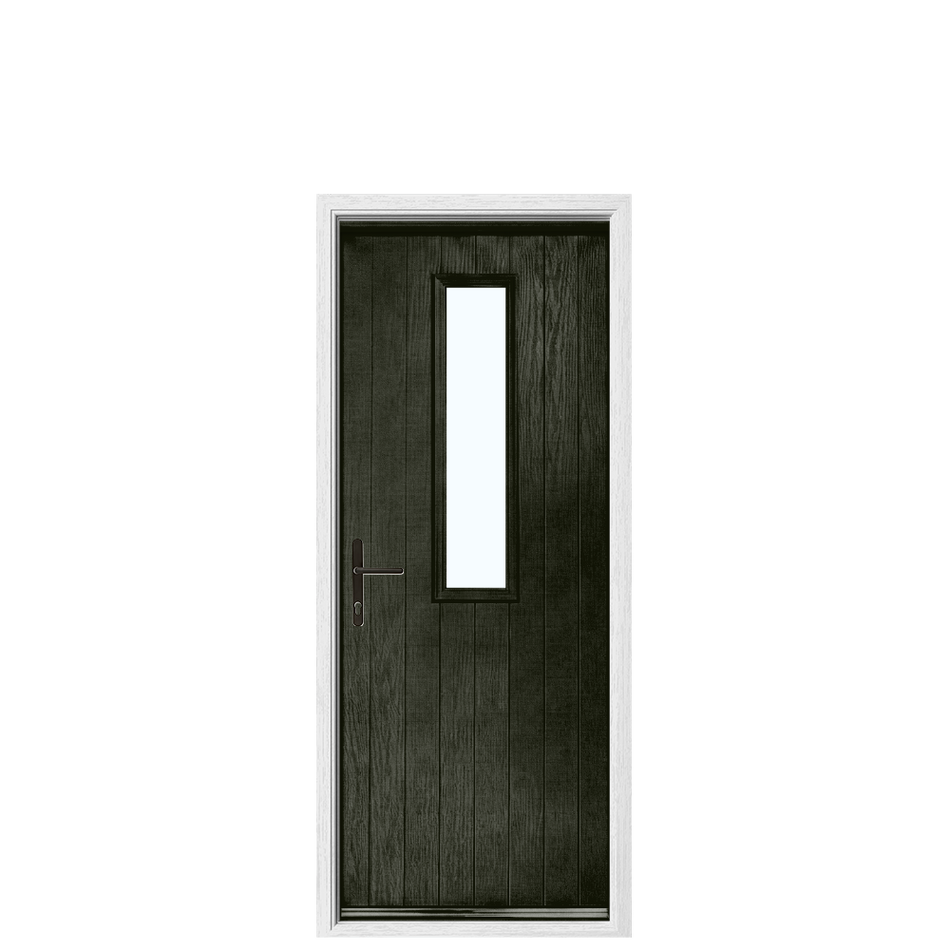 Ace Doors Tees Composite Front Door – Contemporary Glazed External Door (DMP16)