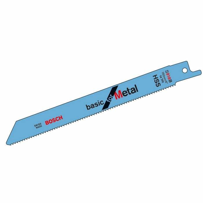 Bosch S918BF Sabre Saw Blades Metal (Pack of 5)