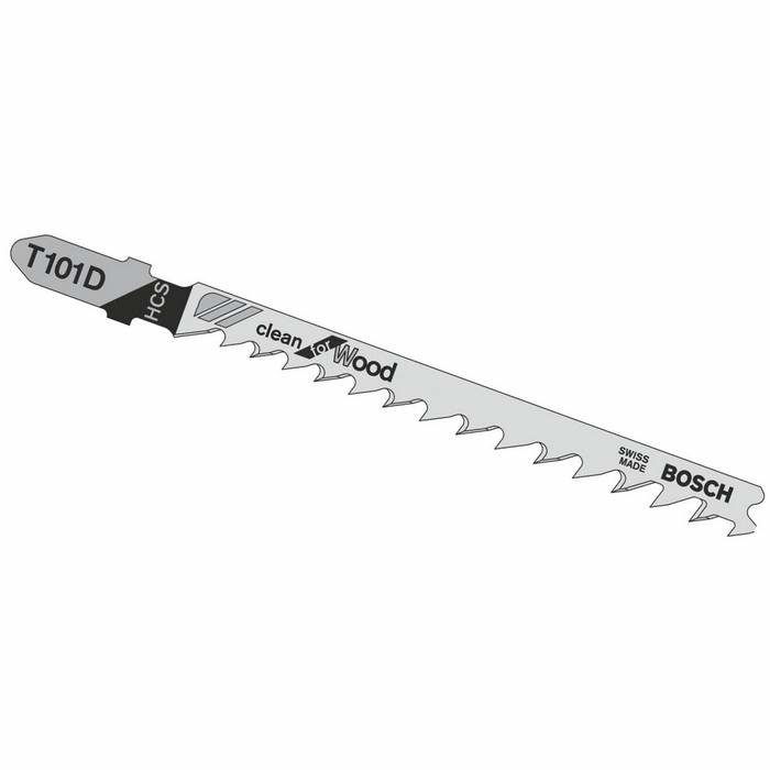 Bosch T101D Jigsaw Blades Wood Type (Pack of 5)