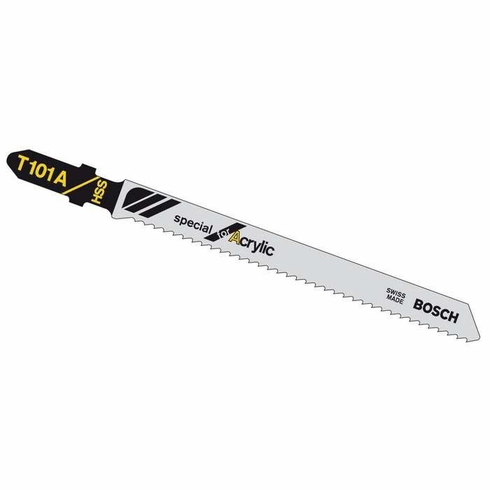 Bosch T101A Jigsaw Blades Special For Acrylic  (Pack of 5)
