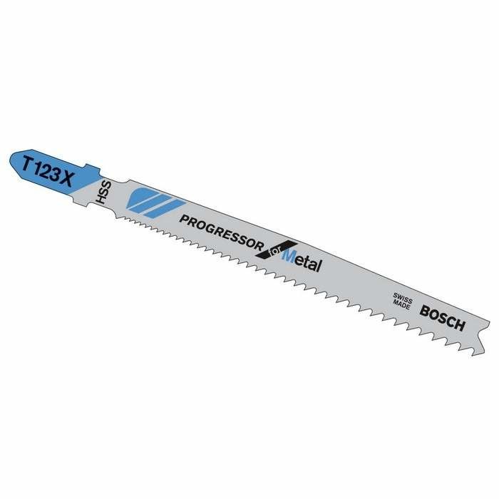 Bosch T123X Jigsaw Blades For Metal  (Pack of 5)