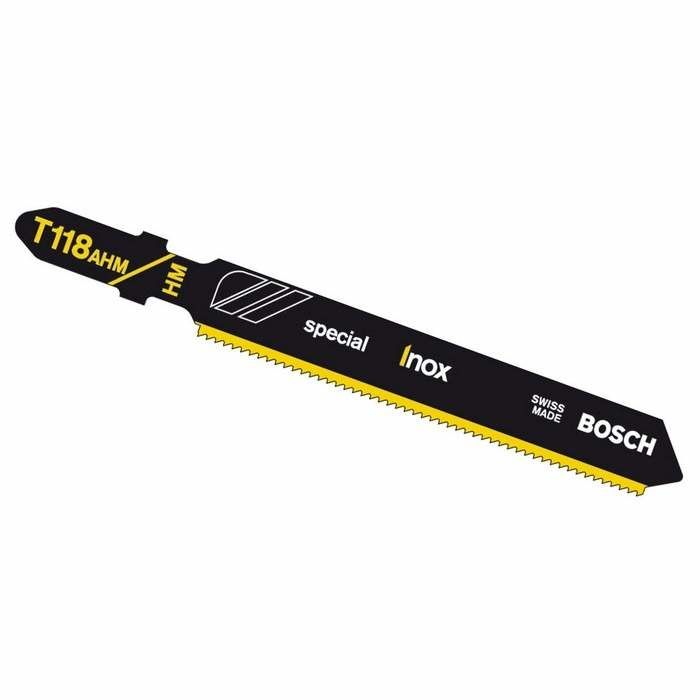 Bosch T118AHM Jigsaw Blades Special Inox (Pack of 3)