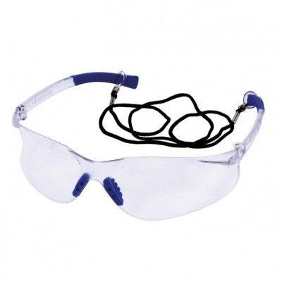 PTI Clear Safety Glasses with Lanyard