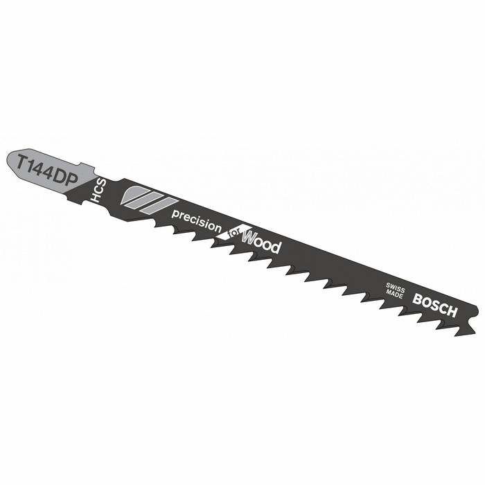 Bosch T144DP Jigsaw Blades Wood Type (Pack of 5)