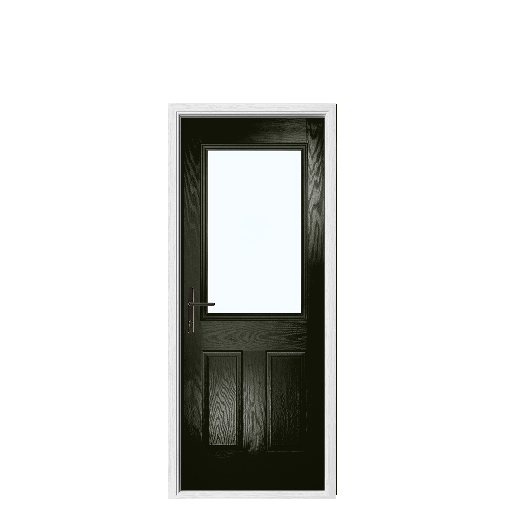 COMPOSITE DOOR WITH GLASS PANEL
