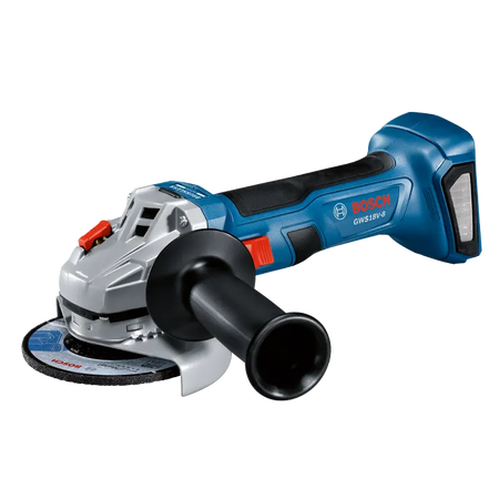 Bosch angle grinder on a white background