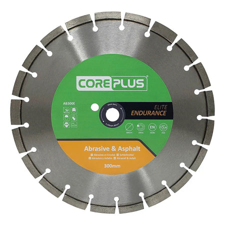 Core Plus diamond cutting wheel for abrasive and asphalt.