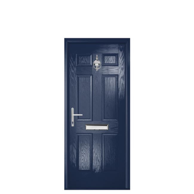 Ace Doors Lagan 1 Composite Front Door | Customisable Six Panel External Door - DMA1