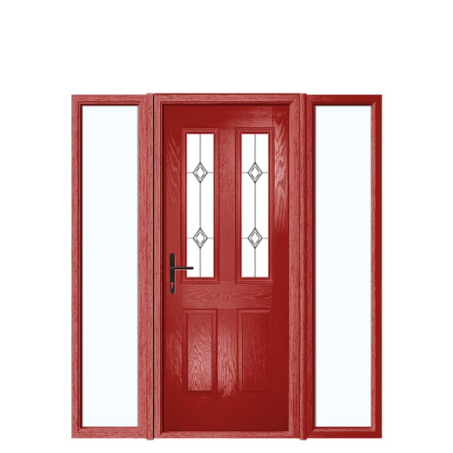 Ace Doors Thames 2 Composite Front Door – Traditional Glazed External Door (DMM2)