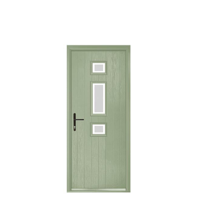 Ace Doors Dee Contemporary Style Glazed External Door (DMP12)