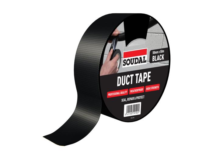 Soudal Duct Tape Black - 50mm x50m