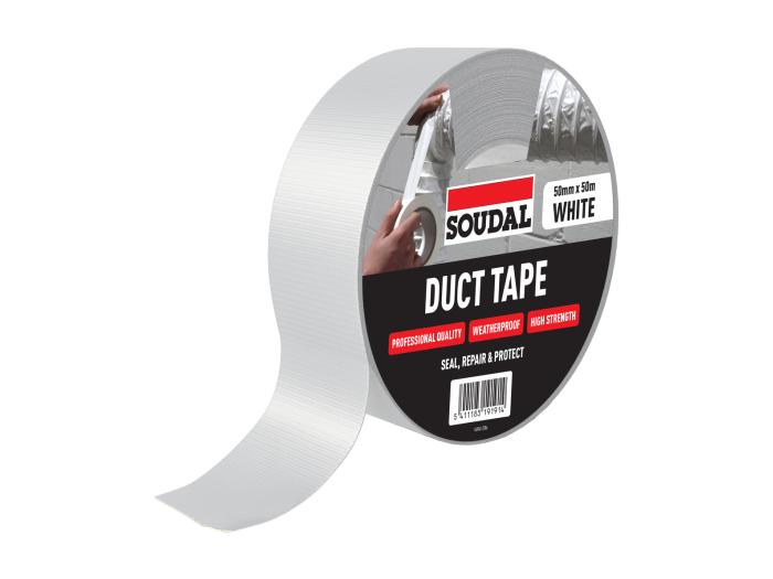 Soudal Duct Tape White - 50mm x50m