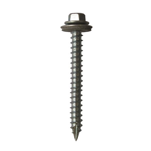 Self Drilling Gash Point Timber Tek Screw Zinc with 16mm EPDM Washer