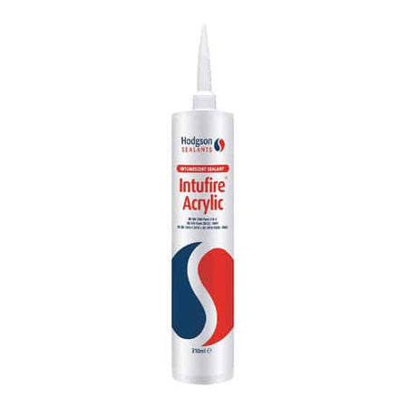 Hodgson Sealants Intufire Acrylic sealant can on a white background