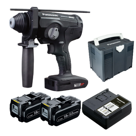 Panasonic cordless drill set with batteries charger and case
