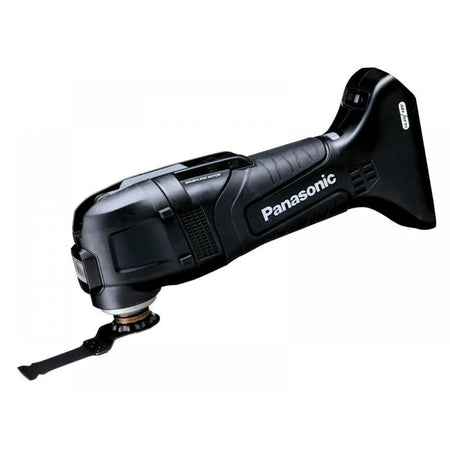 Black Panasonic oscillating tool on a white background