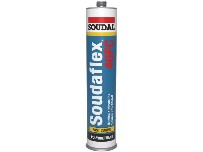 Cartridge of Soudal 40FC Soudaflex Polyurethane Sealant Adhesive, 300ml