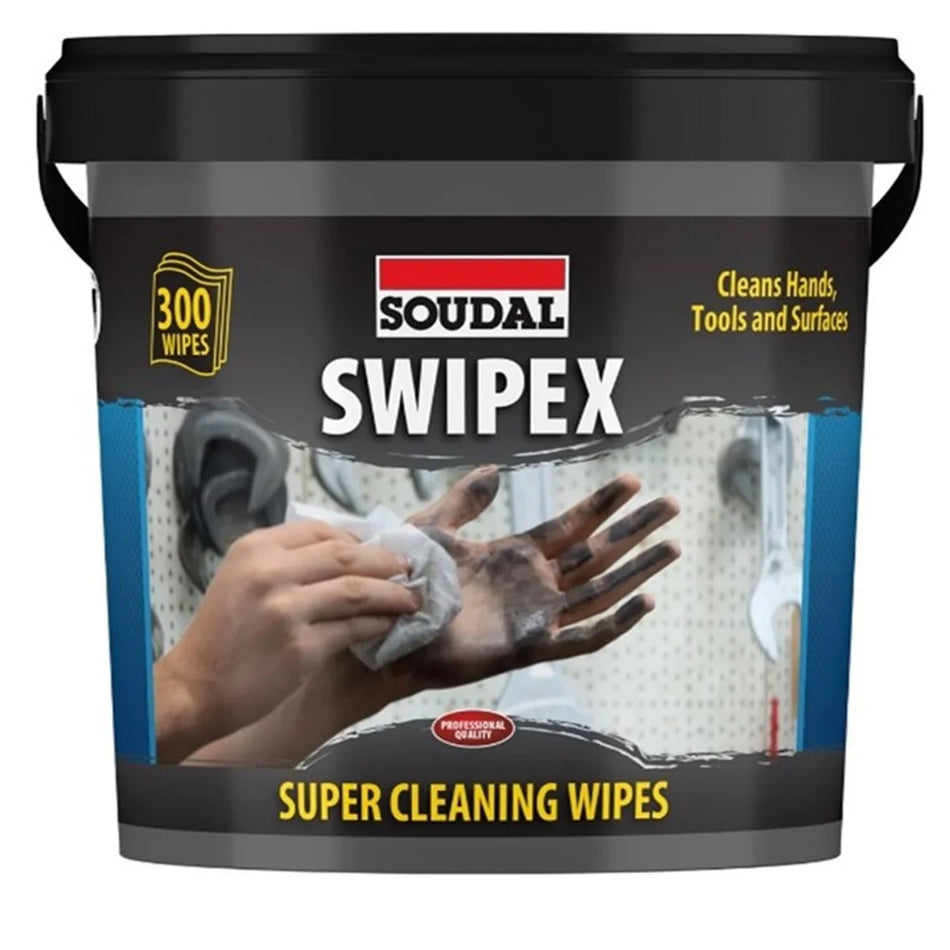 Soudal Swipex Super Cleaning Wipes Bucket of 300