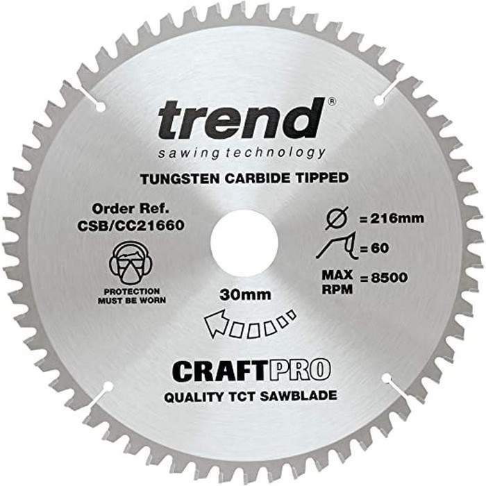 Craft saw blade crosscut 305mm x 64 teeth x 30mm