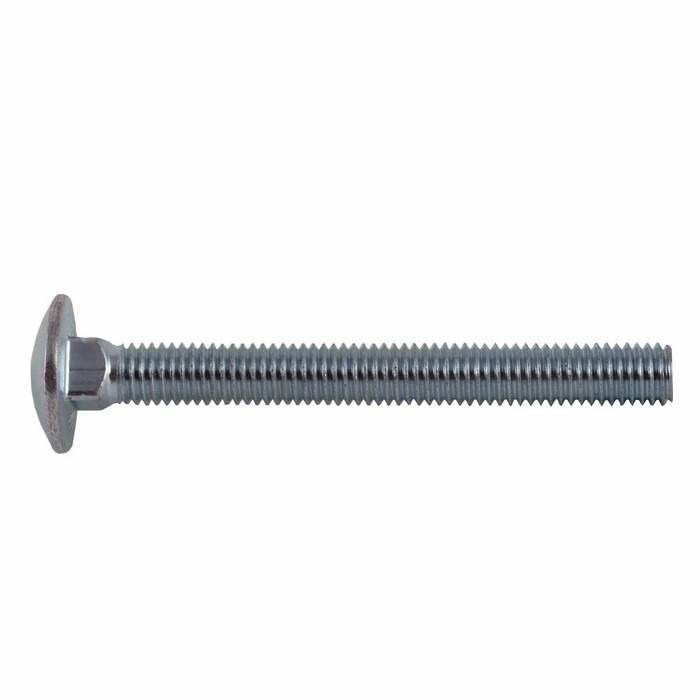 Carriage Bolts with Nuts BZP M8 x 100 (Box of 50)