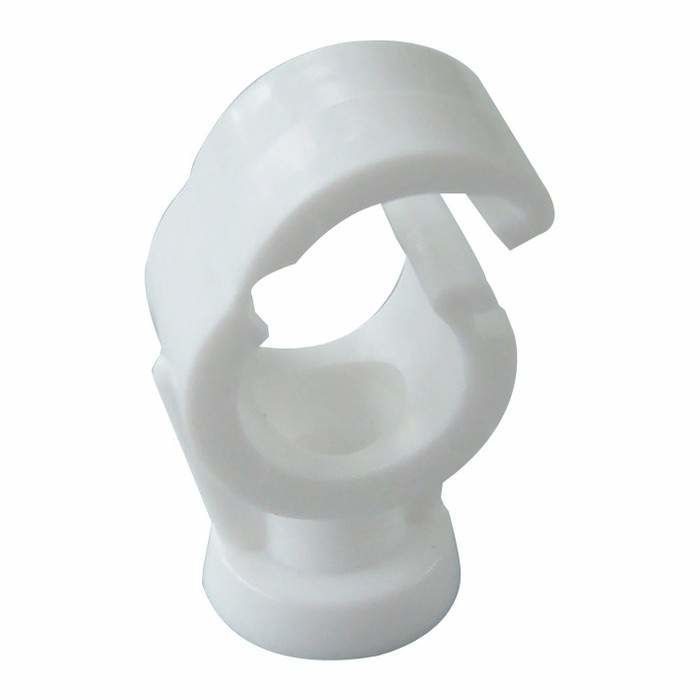 FM Single Clip Lock Pipe Clip 28mm White (Box of 100)