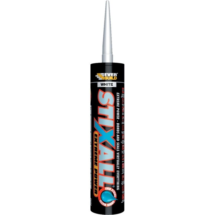 Everbuild Stixall Extreme Power Grab Adhesive Clear 290ml