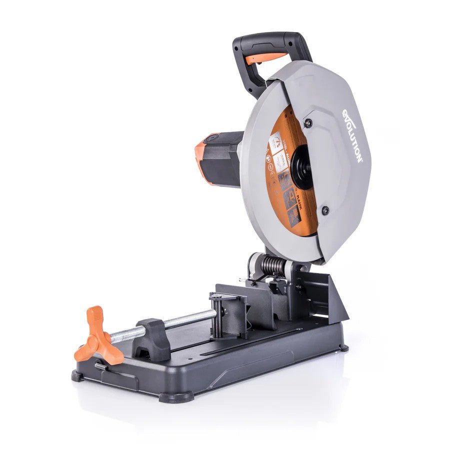 Evolution R355CPS 355mm 240V Chop Saw with TCT Multi-material Cutting Blade