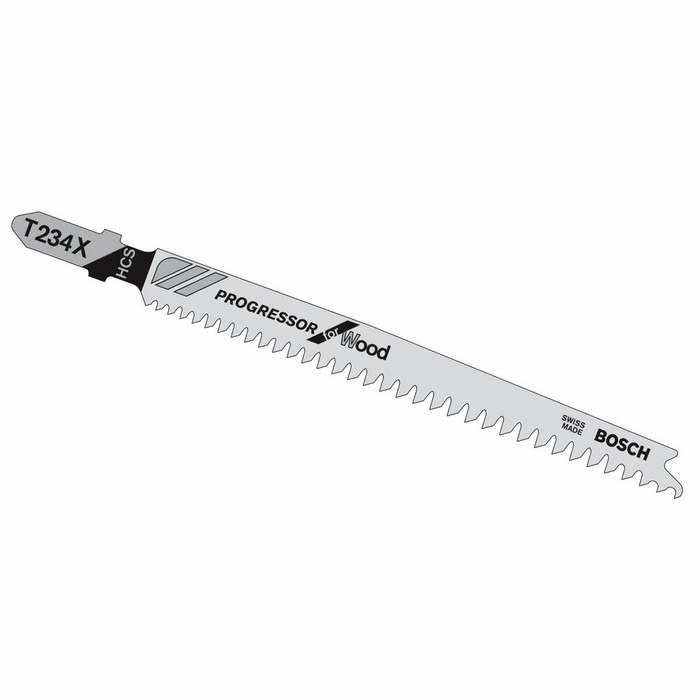 Bosch T234X Jigsaw Blades Wood Progressor (Pack of 5)