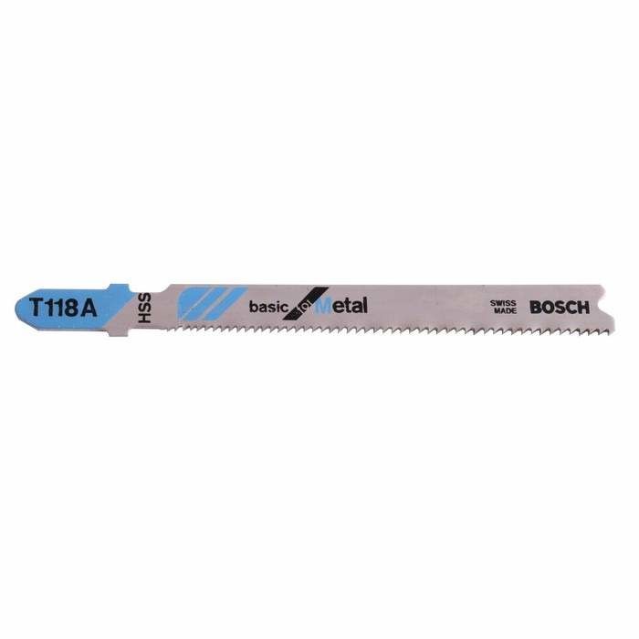 Bosch Jigsaw Blades Metal Type T118A (Pack of 5)
