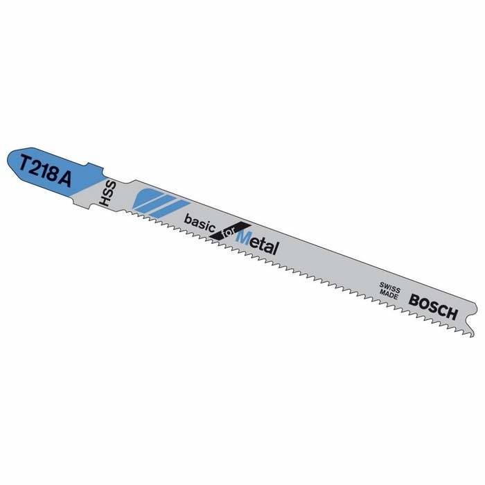Bosch T218A Jigsaw Blades For Metal (Pack of 5)