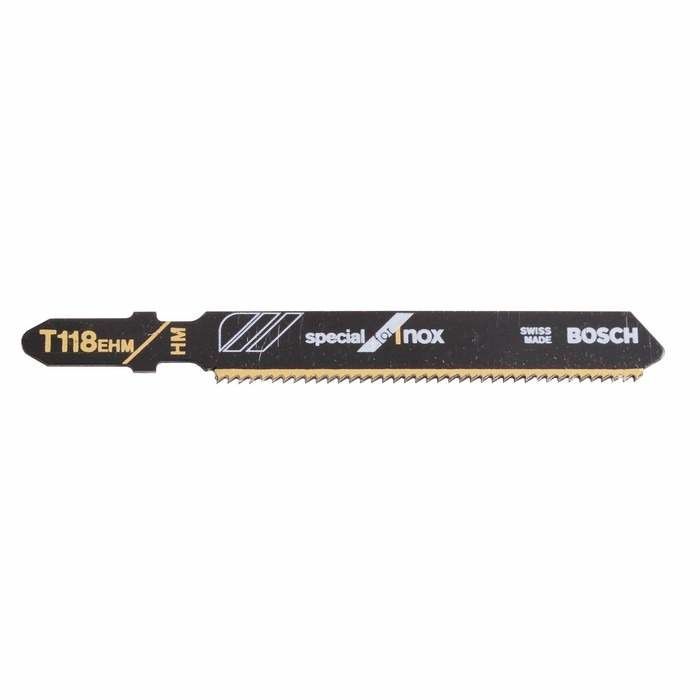 Bosch Jigsaw Blades Inox Type T118EHM (Pack of 3)