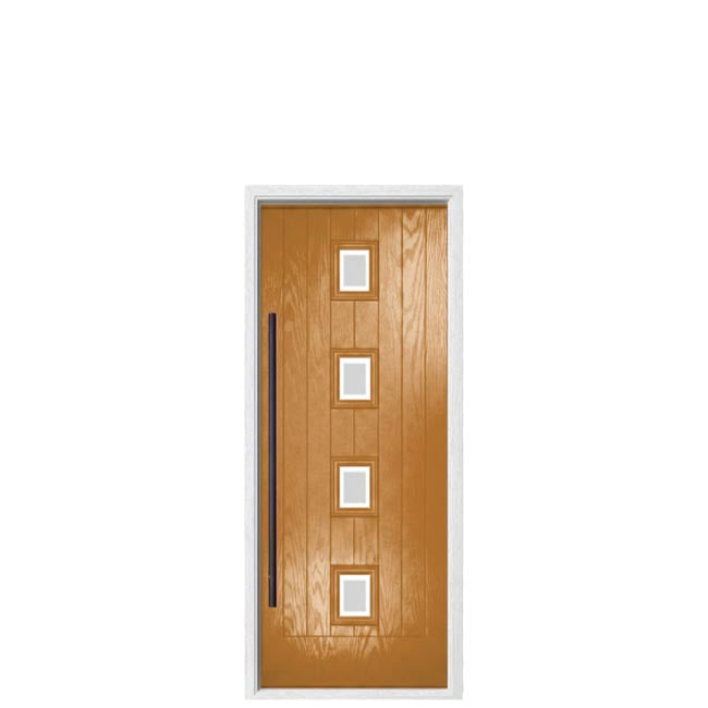 Ace Doors Direct Forth Composite Front Door – Contemporary Glazed External Door (DMP6)