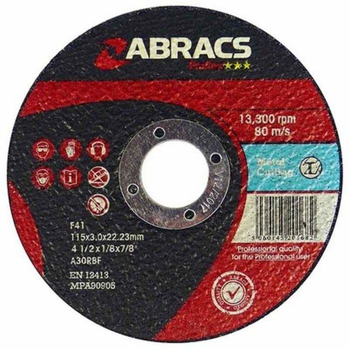 14" X 25mm Bore Abracs Metal Cutting Disc Flat