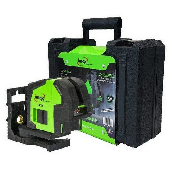 Imex LX22 Cross Line Green Beam Laser