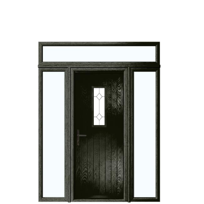 Ace Doors Mersey Composite Front Door – Contemporary Glazed External Door (DMP2)