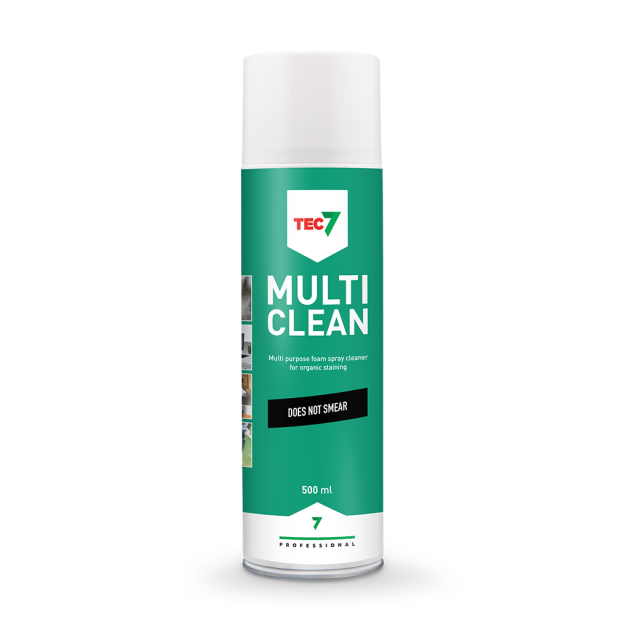 Tec7 Multi Clean spray can on a white background