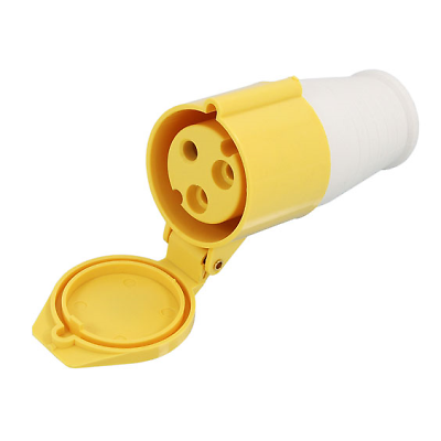Yellow Socket Connector 110V