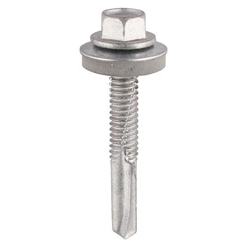 Heavy Section Self Drilling Tek Screws with 16mm Bonded Washer