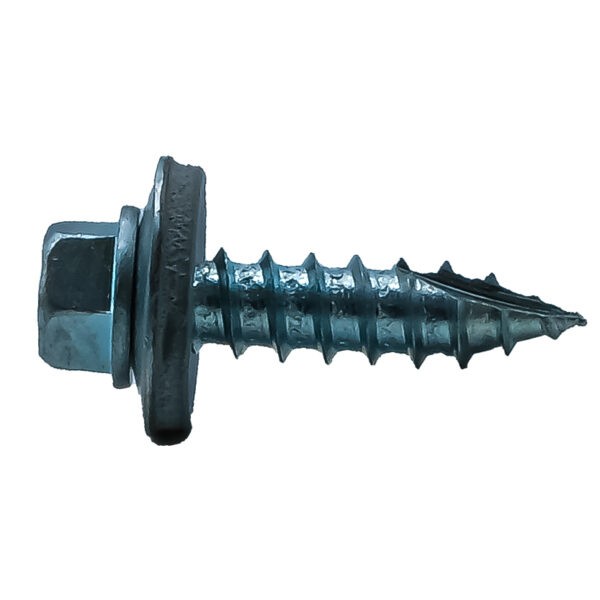 25mm Timber Fix Hex Head 16mm Washer Gash Point Screw (Box 100)