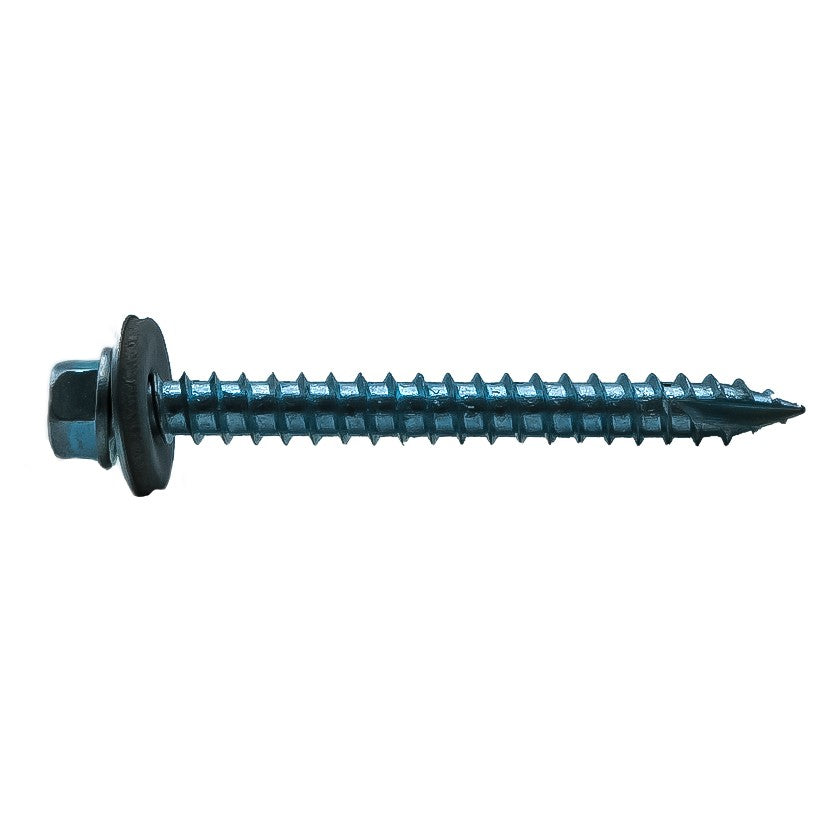 65mm Timber Fix Hex Head 16mm Washer Gash Point Screw (Box 100)