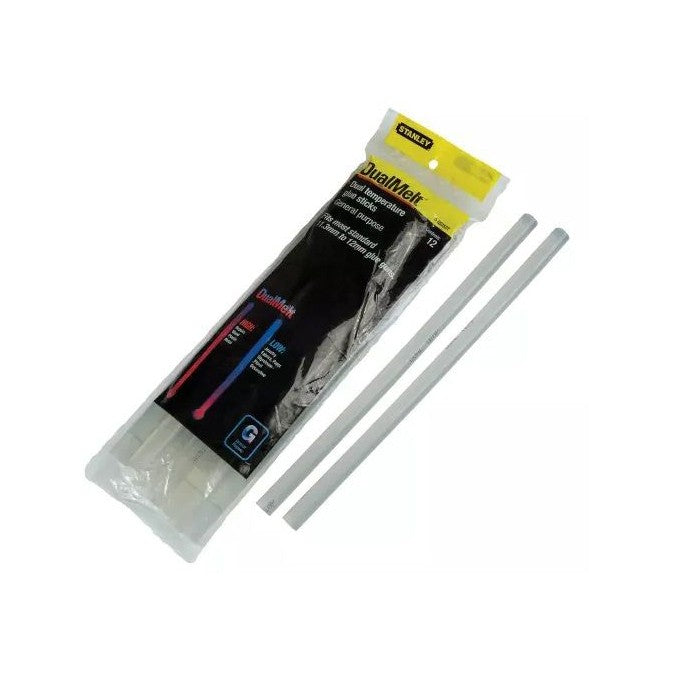 Stanley 1-GS25DT Dual Melt Glue Sticks 11.3mm x 250mm (12 Pack)
